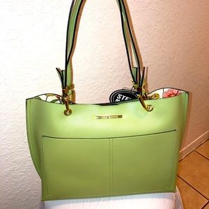 Lime BDONNA Tote and cute bag inside!